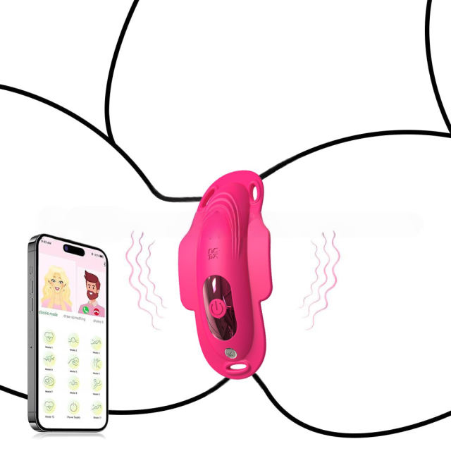 16.55’’ Red Silicone Waterproof Rechargeable Rose Vibrator with 10-Mode Sucking, Thrusting & Vibrating