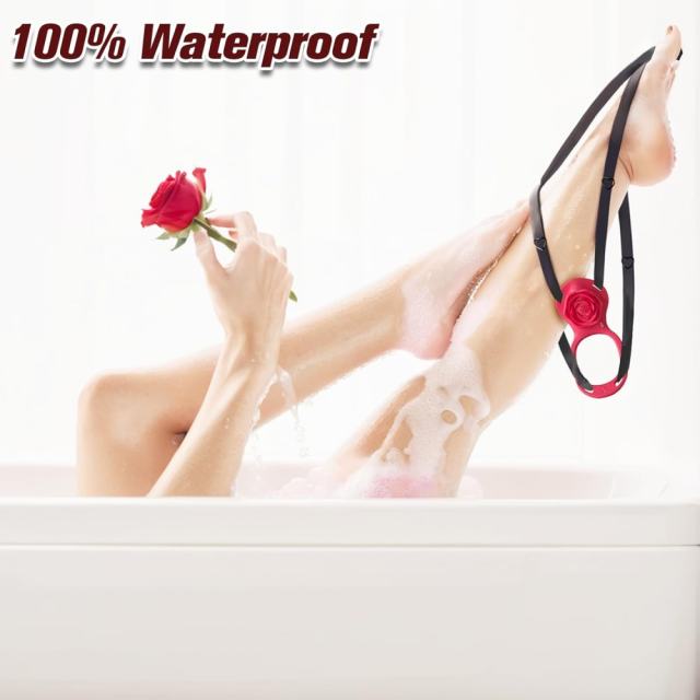 5.12'' Red Wearable Vibrating Panty Toy – 9 Modes, App-Controlled + Remote, Magnetic USB Rechargeable, Waterproof