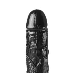 Black Color Multi-Speed Vibrating and Rotating Realistic Dildo with Suction Cup