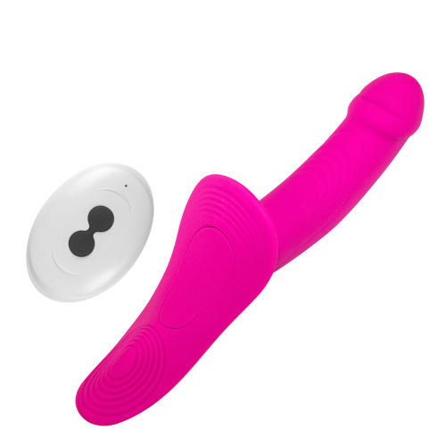 9.65'' Magenta Waterproof Rechargeable Silicone Wearable Vibrator with Finger-Like Motion – 7 Modes and Remote Controlled