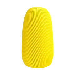 3.74'' Dual-Pack Textured TPE Male Masturbators – Yellow & Green, Stretchable Soft Sleeve