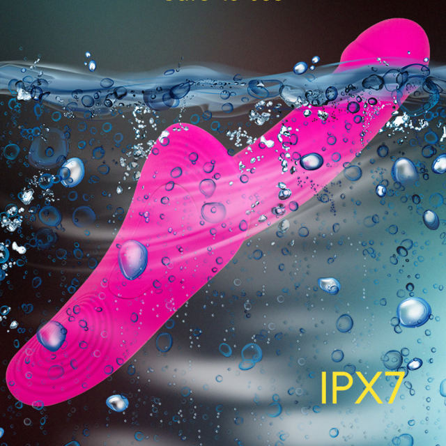9.65'' Magenta Waterproof Rechargeable Silicone Wearable Vibrator with Finger-Like Motion – 7 Modes and Remote Controlled