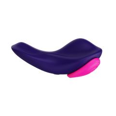 Purple Silicone 9-Mode Vibrating Panty with Heart Texture & Remote Control – USB Magnetic Rechargeable Waterproof Design
