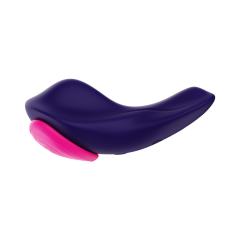 Purple Silicone 9-Mode Vibrating Panty with Heart Texture & Remote Control – USB Magnetic Rechargeable Waterproof Design