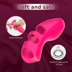 4.06" Magenta Silicone 10-Mode Mini Vibrator – Rechargeable Waterproof Compact Design