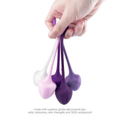 5-Piece Medical Silicone Ben Wa Balls Set – Kegel Training Pelvic Exercise Balls