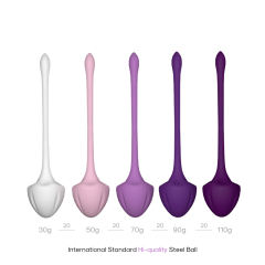 5-Piece Medical Silicone Ben Wa Balls Set – Kegel Training Pelvic Exercise Balls