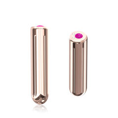 3.47" Rose Gold Vibrating Egg – 9 Speeds, Magnetic USB Charging, Waterproof