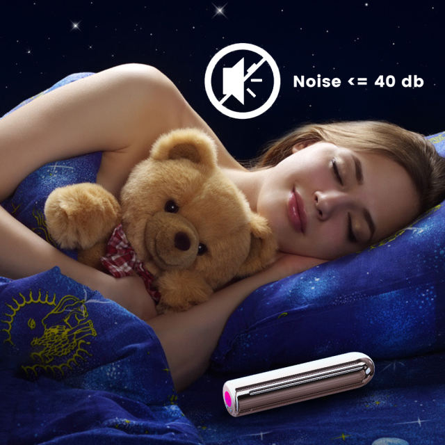 3.47" Rose Gold Vibrating Egg – 9 Speeds, Magnetic USB Charging, Waterproof