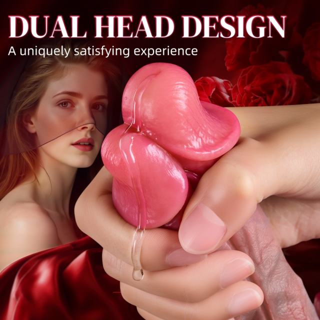 9.06" Flesh Rechargeable Waterproof Silicone Remote-Control Heating Thrusting Vibrator – 9 Modes