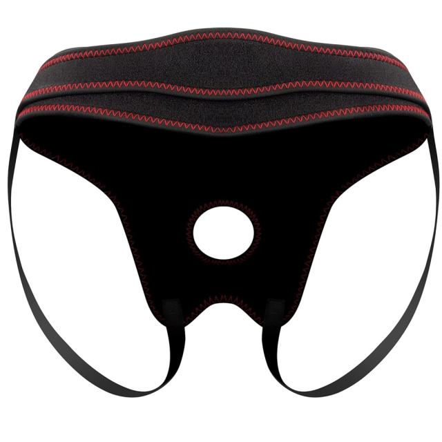 Adjustable Black Strap-On Harness with 1.30" O-Ring – Waterproof Polyester, Universal Fit