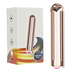 3.47" Rose Gold Vibrating Egg – 9 Speeds, Magnetic USB Charging, Waterproof