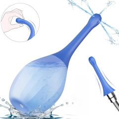 Blue Silicone Anal Douche – Waterproof, Body-Safe