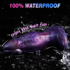 6.90" Multicolor Silicone Dildo – Waterproof, Body-Safe