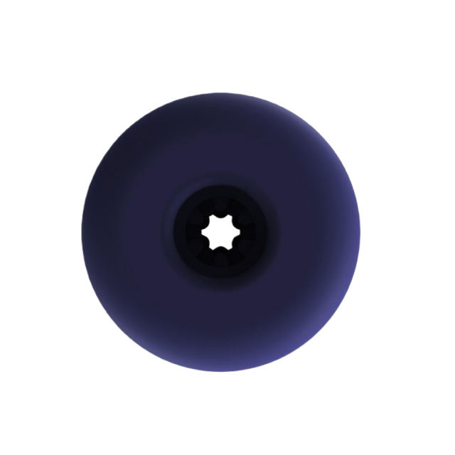 3.43" Blue TPE Manual Masturbator – Soft Sleeve, Waterproof