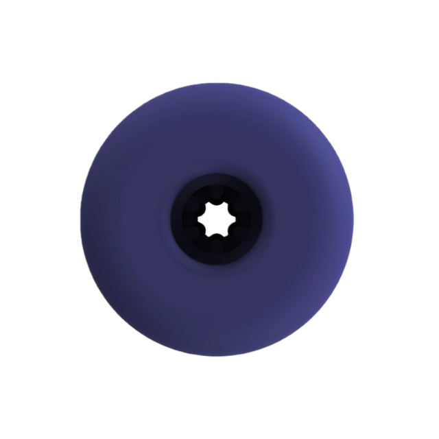 3.43" Blue TPE Manual Masturbator – Soft Sleeve, Waterproof