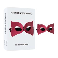 Red + Black PU Cosplay Mask