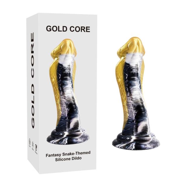 Customizable  9.06'' Fantasy Snake-Themed Silicone Dildo