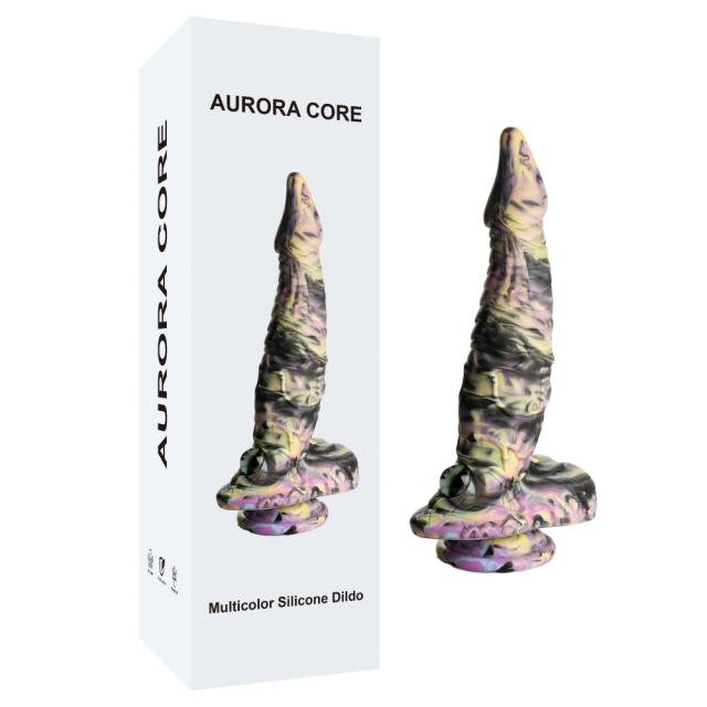 Customizable  11.03'' One-Eyed Multicolor Monster Silicone Dildo