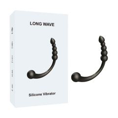 13.79'' Black Flexible Vibrating Prostate & Anal Wand – 10 Modes and Magnetic USB Rechargeable