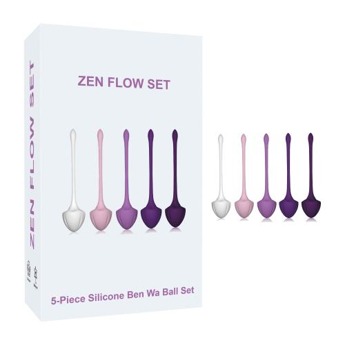 5-Piece Medical Silicone Ben Wa Balls Set – Kegel Training Pelvic Exercise Balls