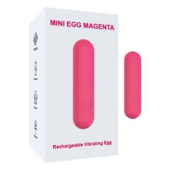 3.23'' Magenta Fully-Coated Silicone Bullet Vibrator – 10 Vibration Modes, Plug-In Rechargeable, Waterproof
