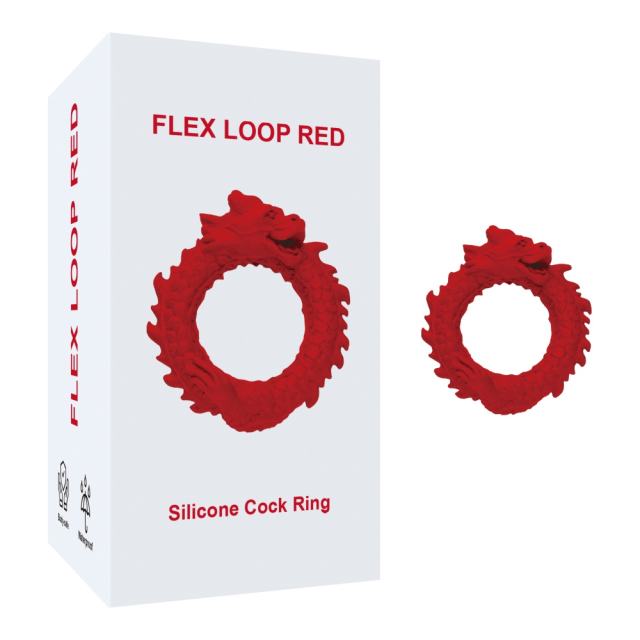 Red Dragon Silicone Cock Ring