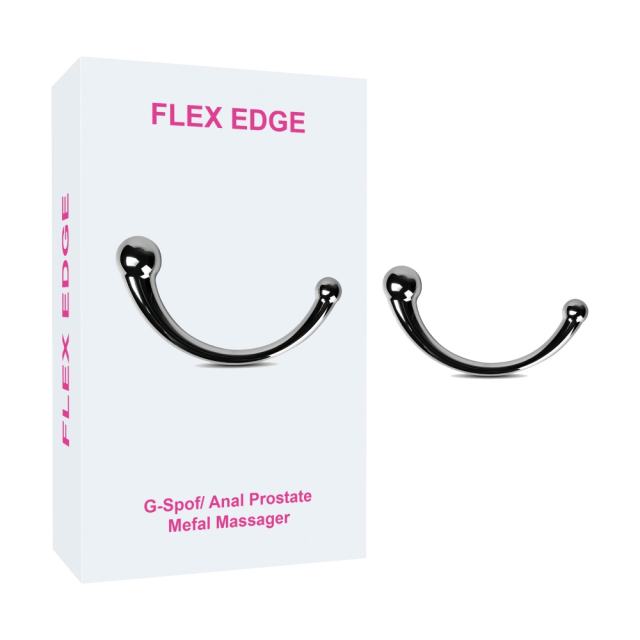 Customizable 9.1'' G-Spot Metal Wand Anal Prostate Massager