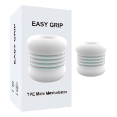 Customizable 2.36'' White TPE Male Masturbator