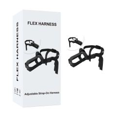 Customizable  Wearable Adjustable Harness for Male Masturbators – Universal ABS + Nylon Strap System, Hands-Free Support, Black