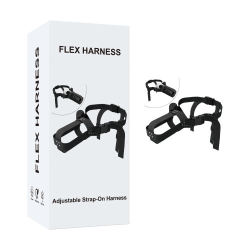 Customizable  Wearable Adjustable Harness for Male Masturbators – Universal ABS + Nylon Strap System, Hands-Free Support, Black