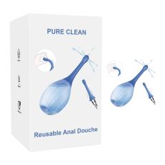 Blue Silicone Anal Douche – Waterproof, Body-Safe