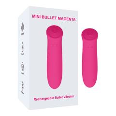 3.43 Inch 7-Mode Waterproof Rechargeable Magenta Silicone Vibrator