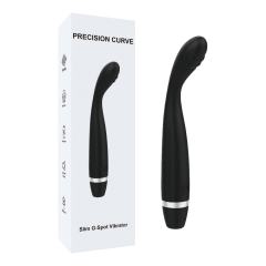 10-Mode Black Plug-In Rechargeable Waterproof Silicone G-Spot Vibrator