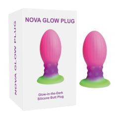 5.12'' Glow-in-the-Dark Silicone Butt Plug