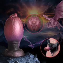 5.32’’ Multicolor Fantasy Silicone Egg-Shaped Anal Plug – Textured Design