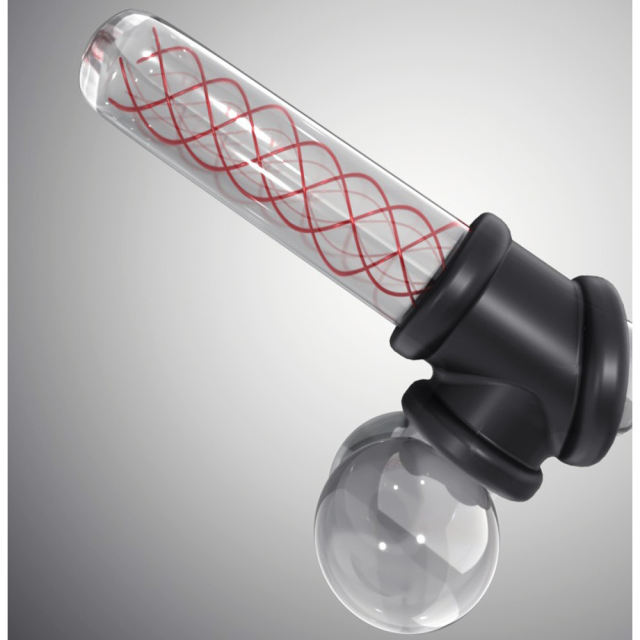 Black Silicone Cock Ring – Stretchable Tunnel Design, Soft Medical-Grade Silicone