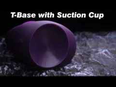 6.30’’ Multicolor Large Silicone Textured Anal Plug with Wide Base