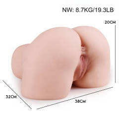 19.30LB Flesh TPE Life-Like Male Masturbator – Realistic Butt Design