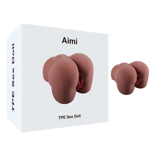 Customizable 5.45LB Life-Like Brown TPE Sex Doll For Men