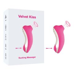 8-Speed Magenta Sucking Massager