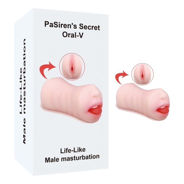 Customizable 1.1LB Flesh TPE Realistic Masturbator  with Nose and Mouth