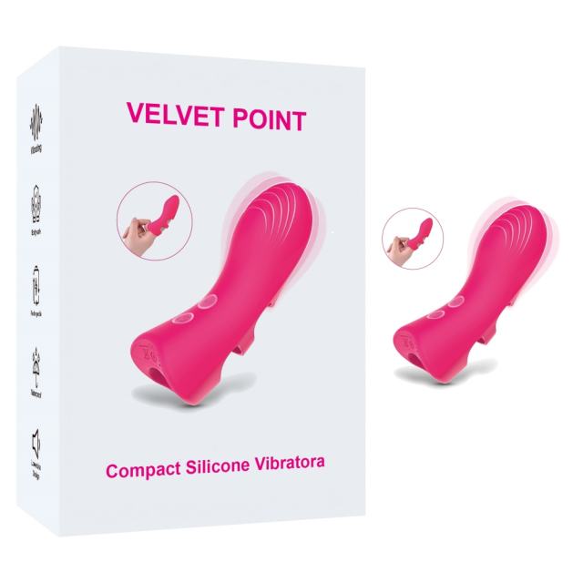 Customizable 4.06" Magenta Silicone 10-Mode Mini Vibrator – Rechargeable Waterproof Compact Design