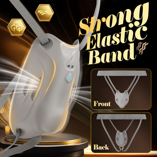 9 Vibrating Modes Wearable Grey Rechargeable Silicone App-Controlled Panty Vibrator