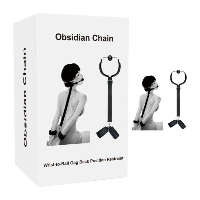 Customizable Wrist-to-Ball Gag Back Position Restraint