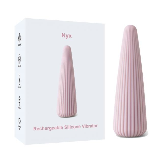 Purple 10-Speed Vibrating Silicone Vibrator with Cute Design