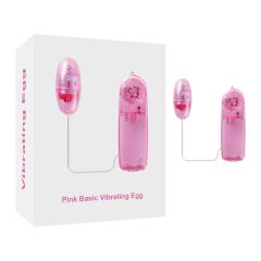 Multi-Speed Pink Basic Vibrating Egg