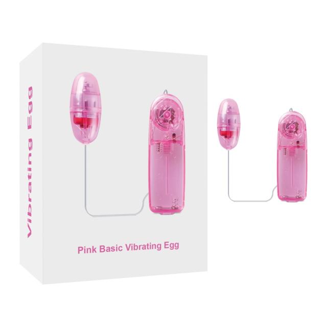 Multi-Speed Pink Basic Vibrating Egg
