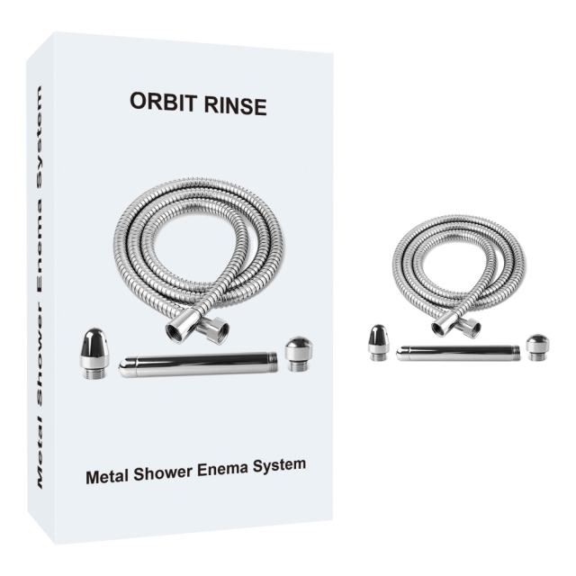 Customizable Metal Shower Cleaning System with 3 Heads