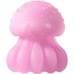 Pink Rechargeable Silicone Tongue Licking Vibrator – 10 Vibrating + 10 Licking + 7 Light Modes Cute Jellyfish Design
